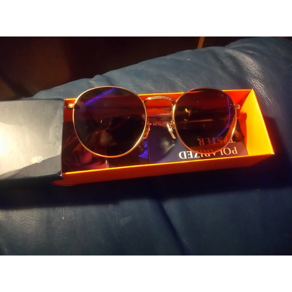 Orange by TIJN Story of your eyes polarized glasses round.